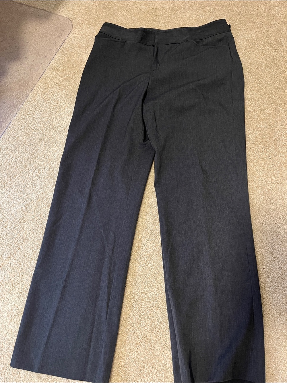 Black Straight Leg Dress Pants